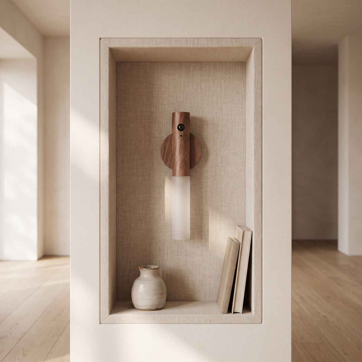 Motion Sensor Light – Wireless Rechargeable LED Wood Light