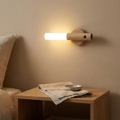 Motion Sensor Light – Wireless Rechargeable LED Wood Light