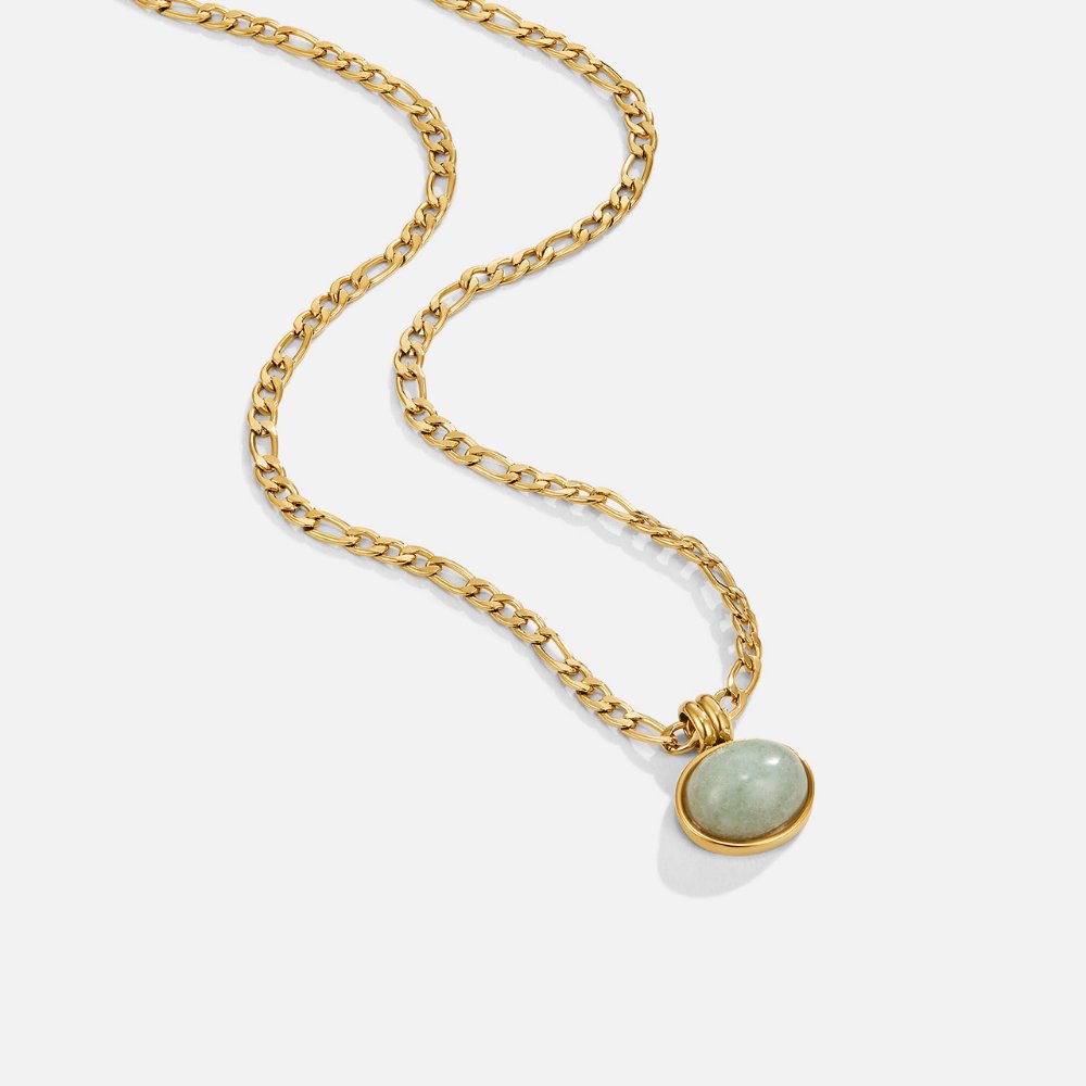Natural Stone Pendant Necklace