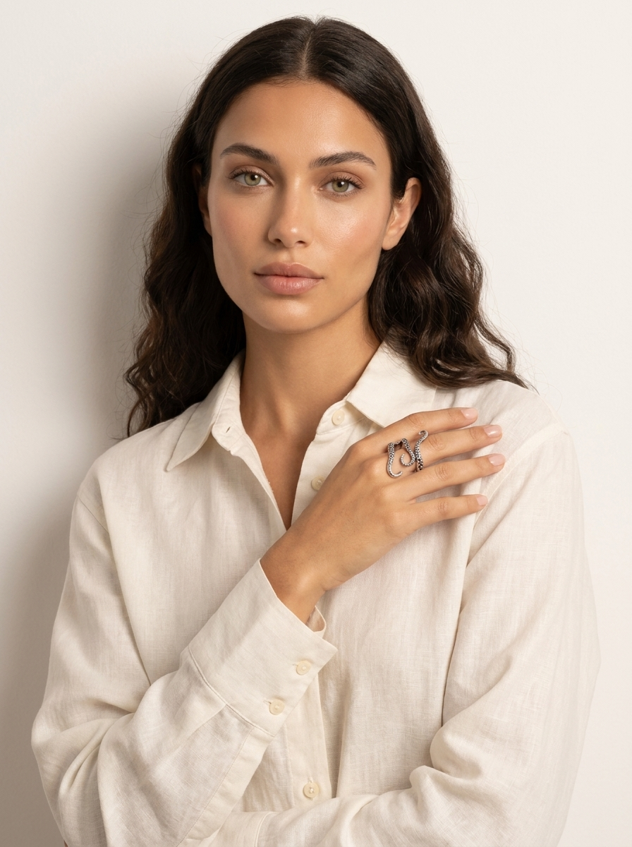 Octopus Wrap Statement Ring