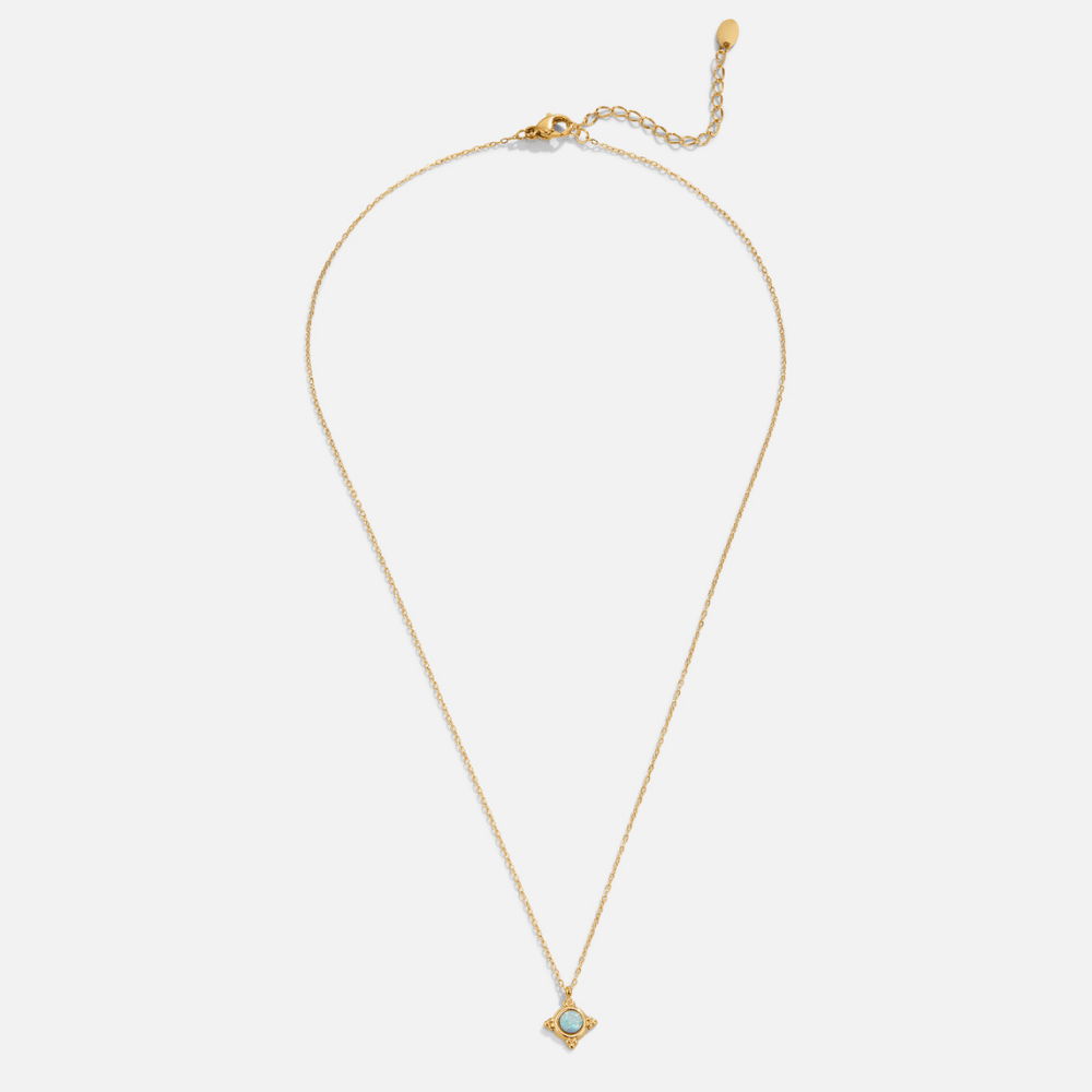 Opal Pendant Necklace
