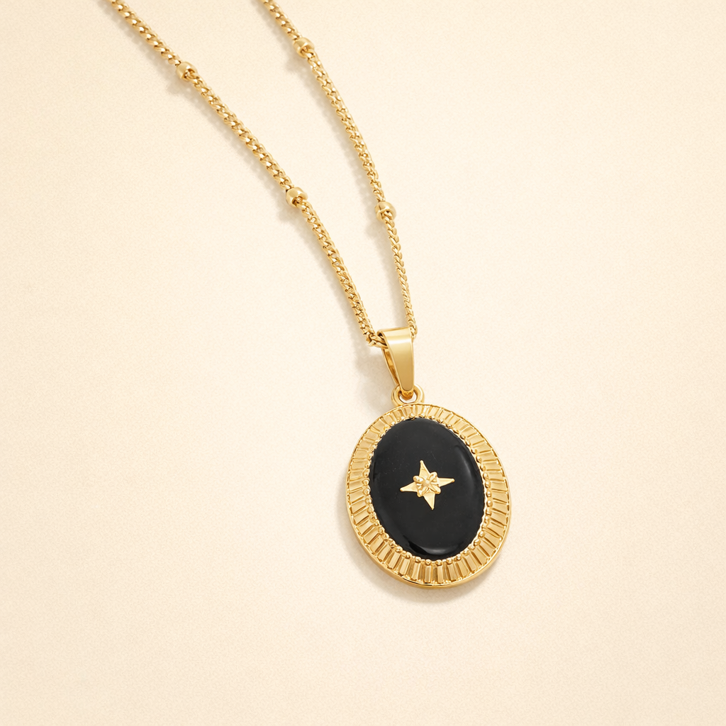 Oval Pendant Necklace