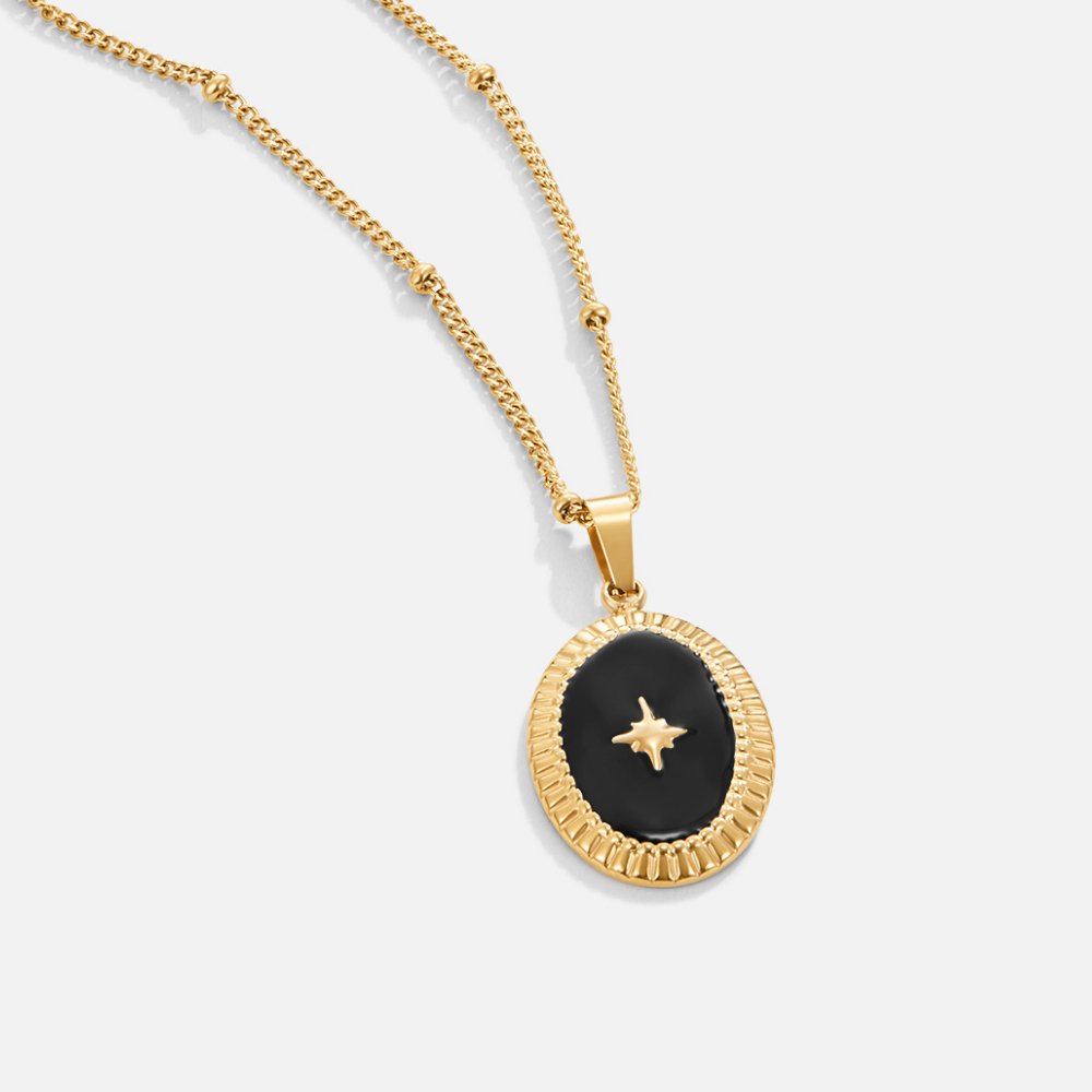 Oval Pendant Necklace