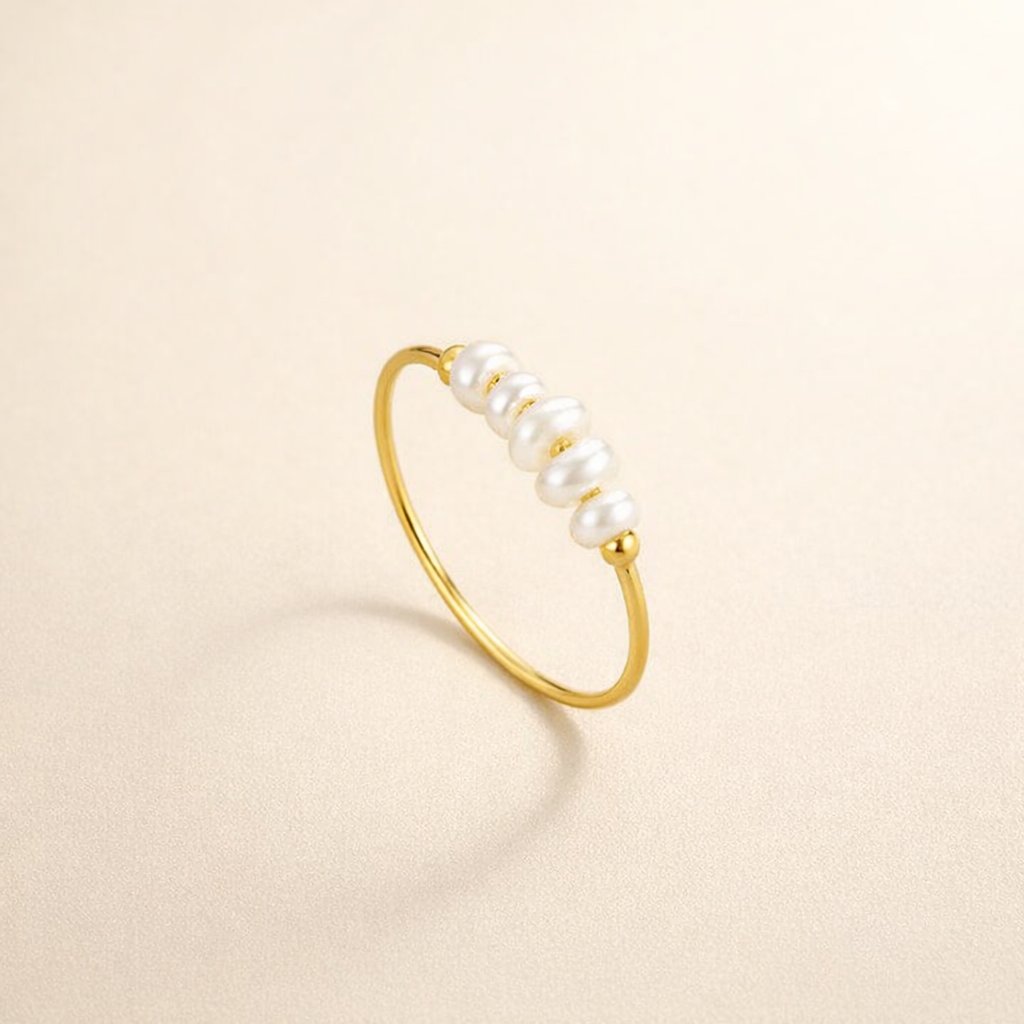 Pearl Beaded Ring