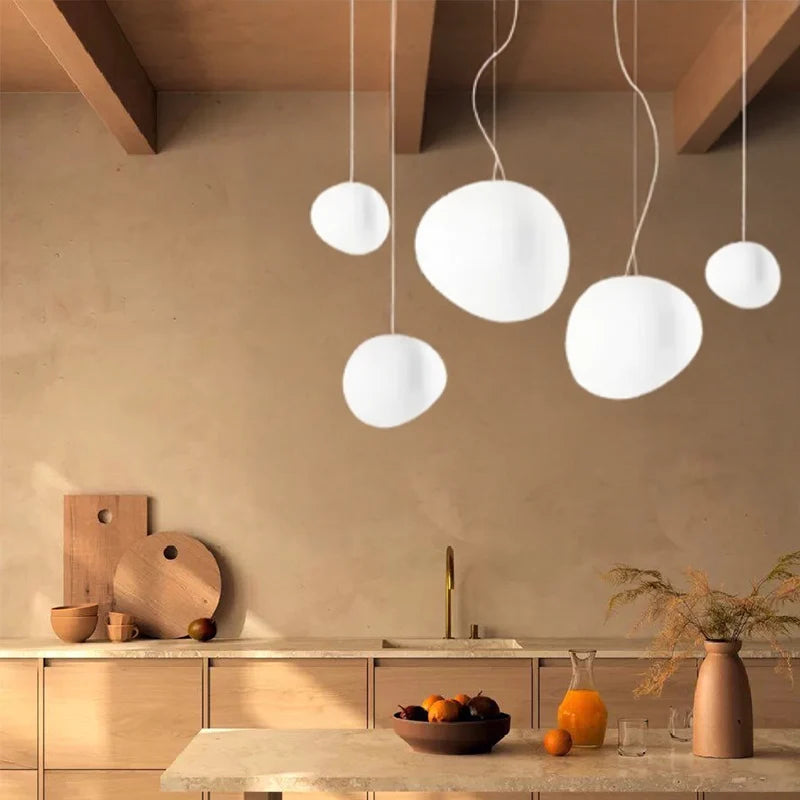 Skandiloft Nordic Pendant Light – White, Modern & Dimmable