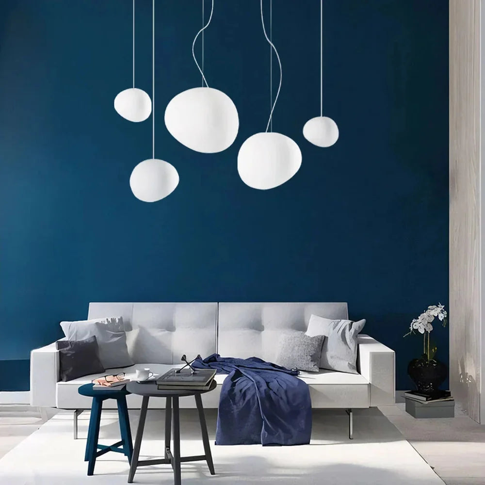 Skandiloft Nordic Pendant Light – White, Modern & Dimmable