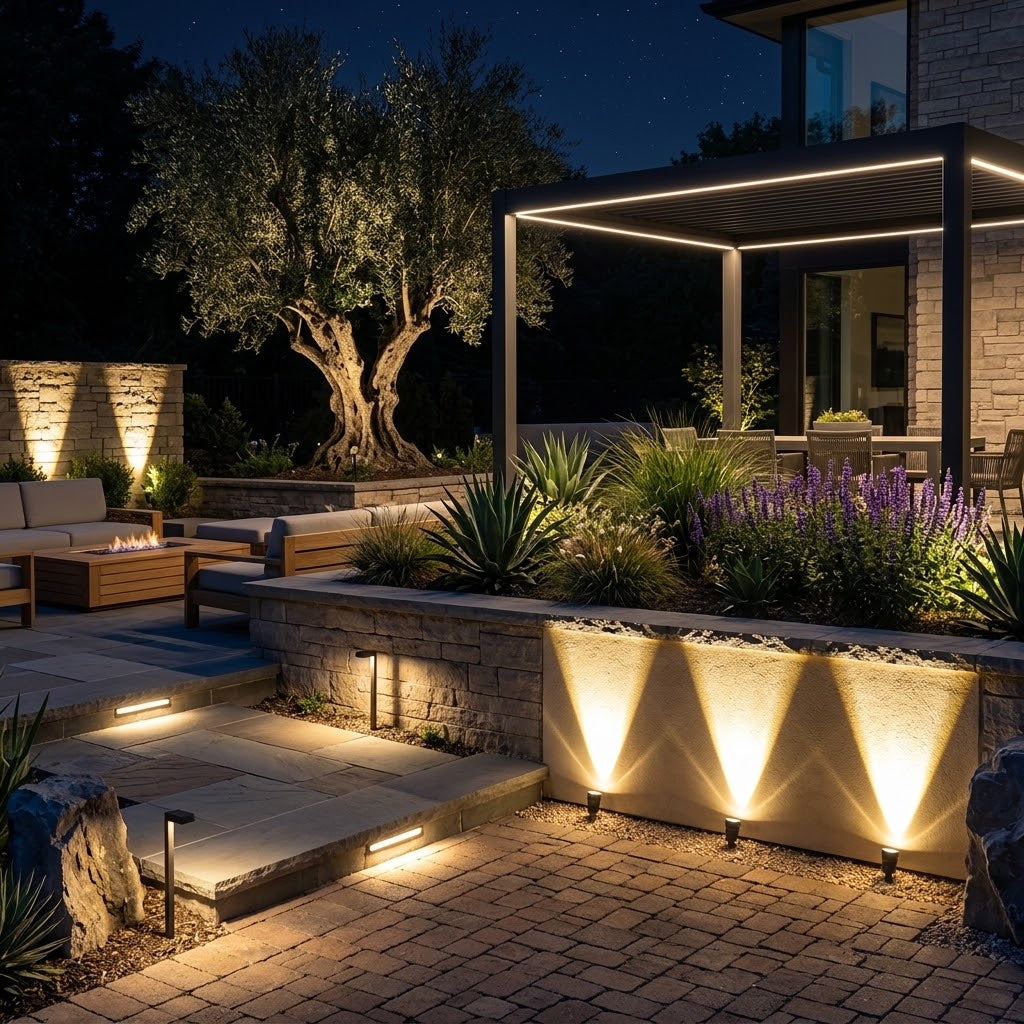 SolaraBeam – Adjustable Solar LED Garden Spotlight with Zoom Lens