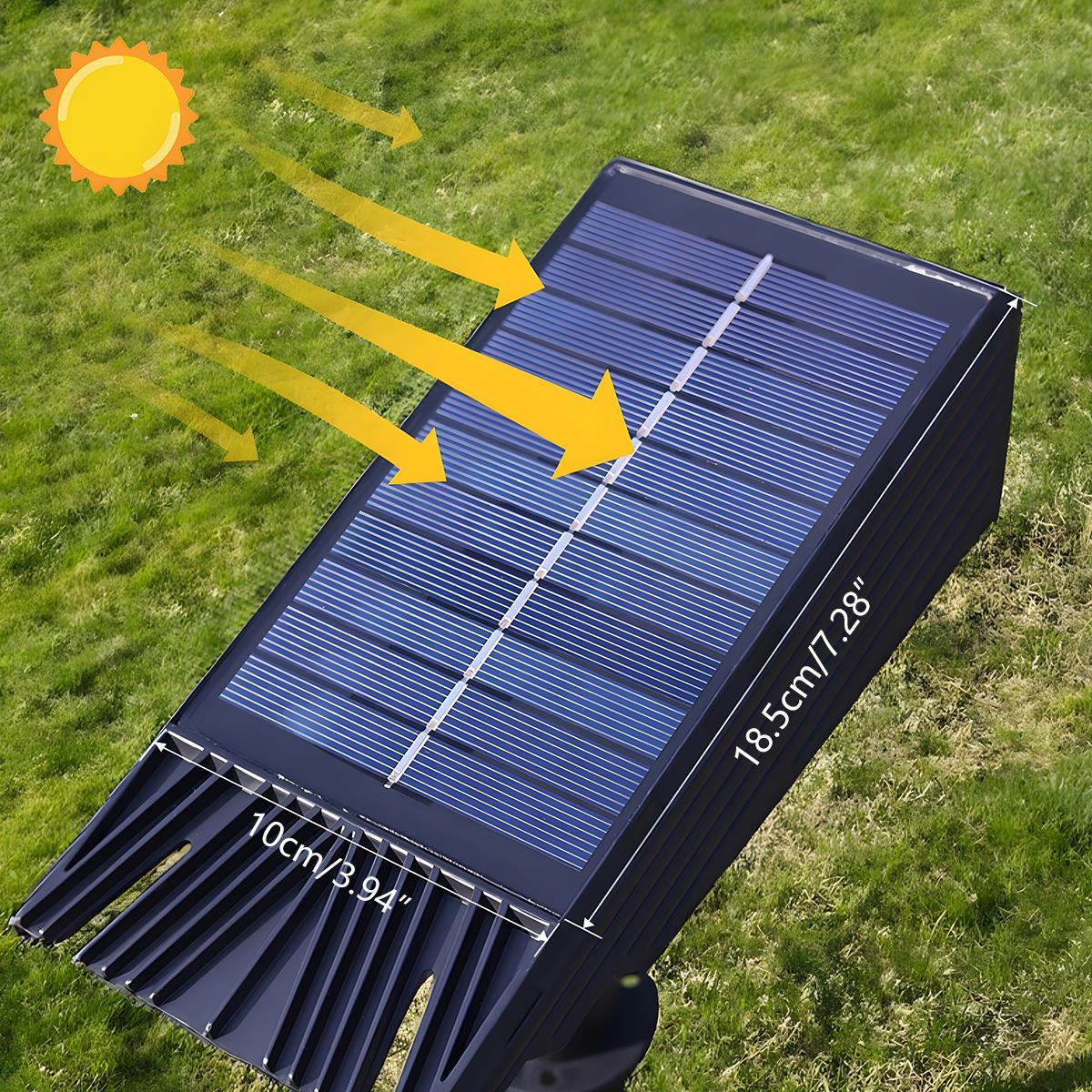 SolaraBeam – Adjustable Solar LED Garden Spotlight with Zoom Lens