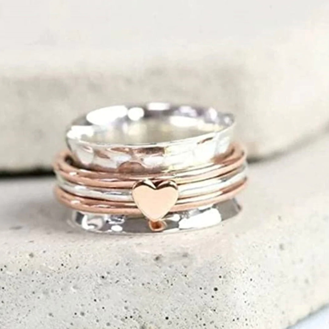 Spinner Heart Ring