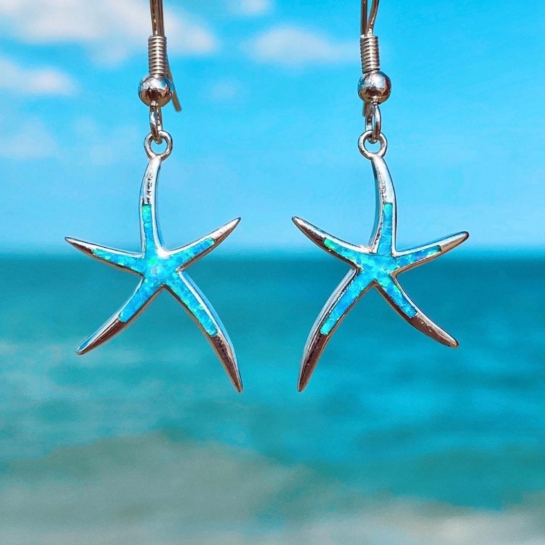 Starfish Drop Earrings