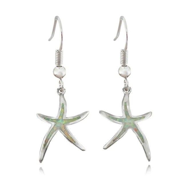 Starfish Drop Earrings