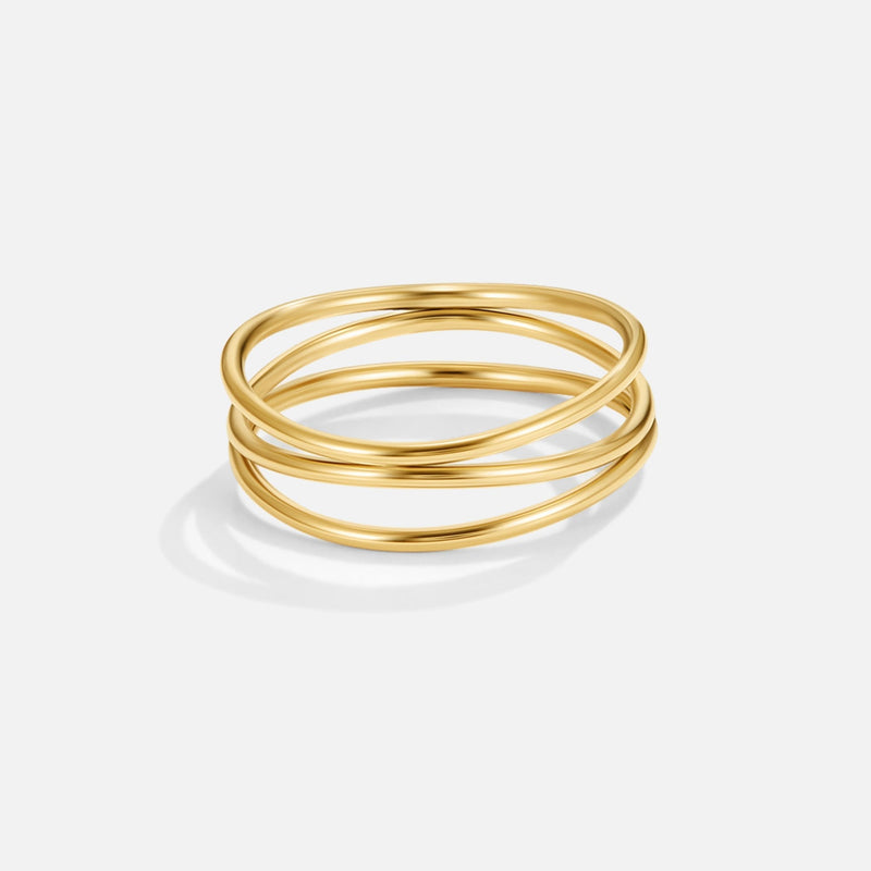 Triple Band Gold Ring