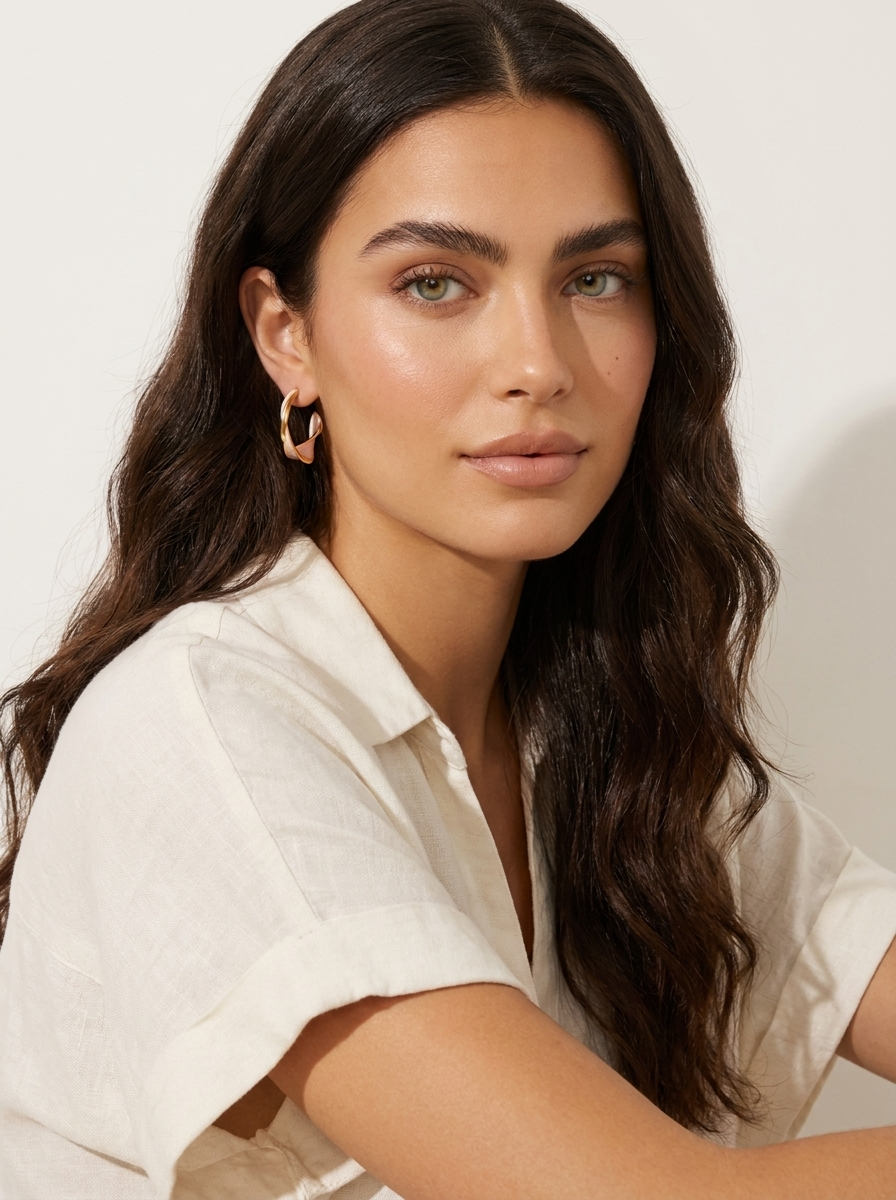 Twist Hoop Earrings