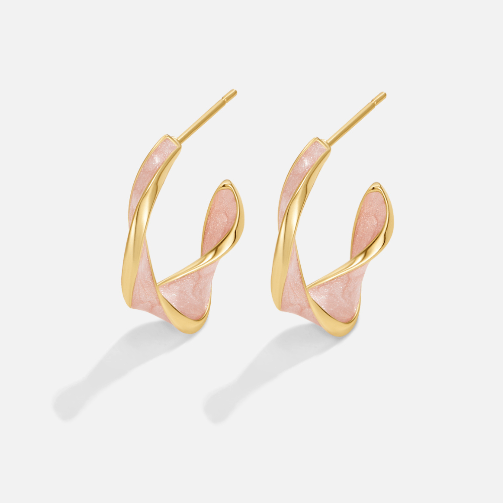 Twist Hoop Earrings
