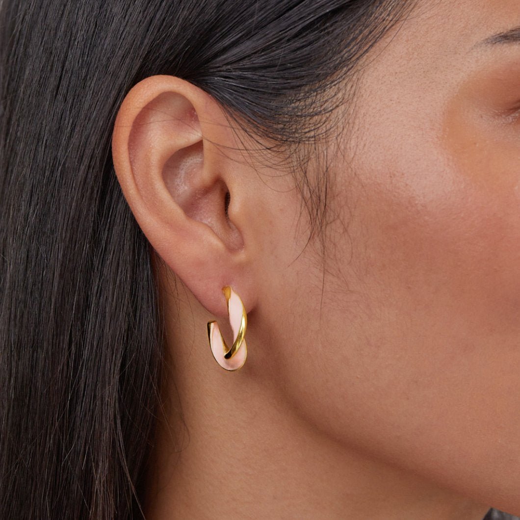 Twist Hoop Earrings