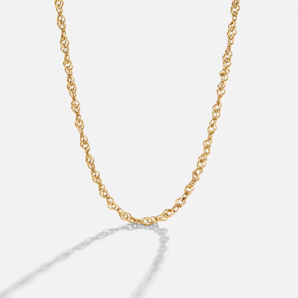 Twisted Chain Link Necklace