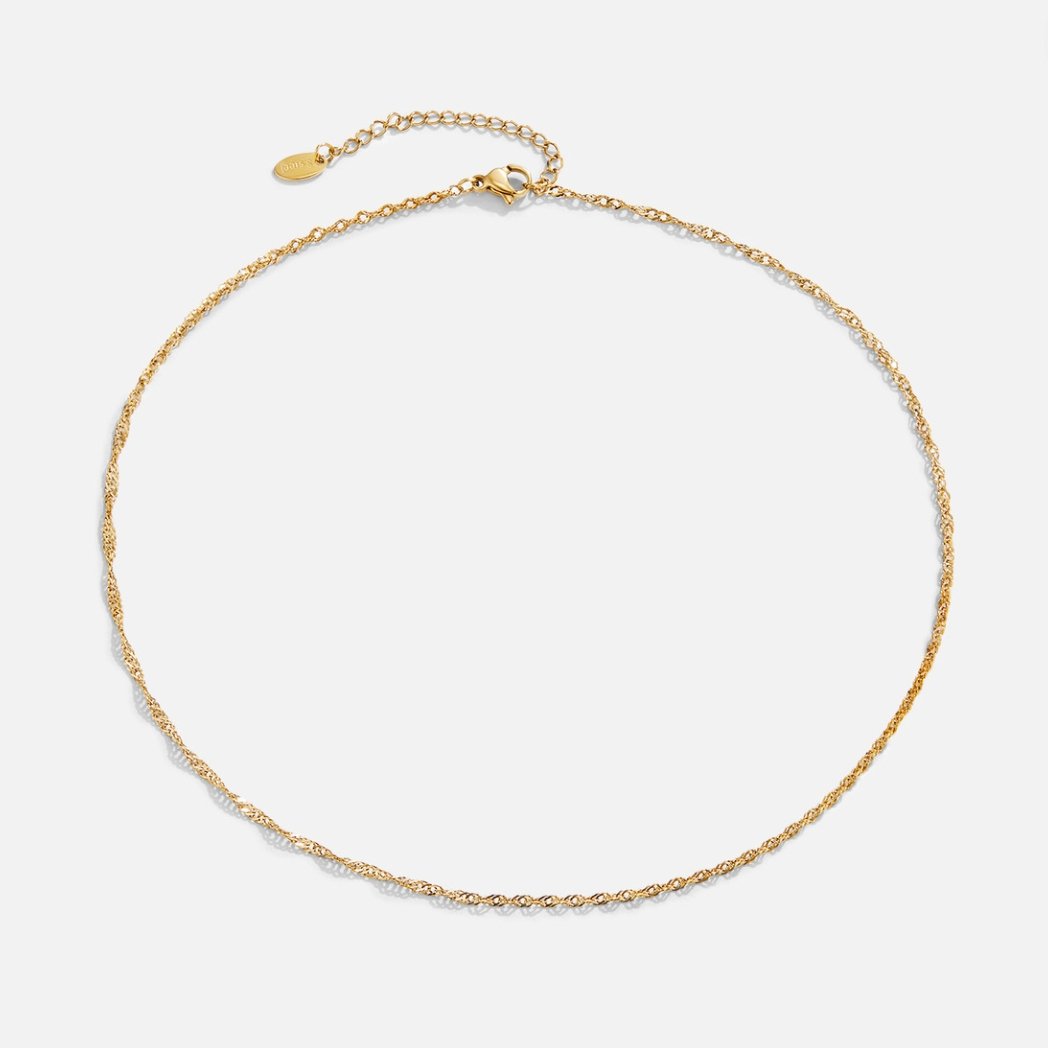 Twisted Chain Link Necklace