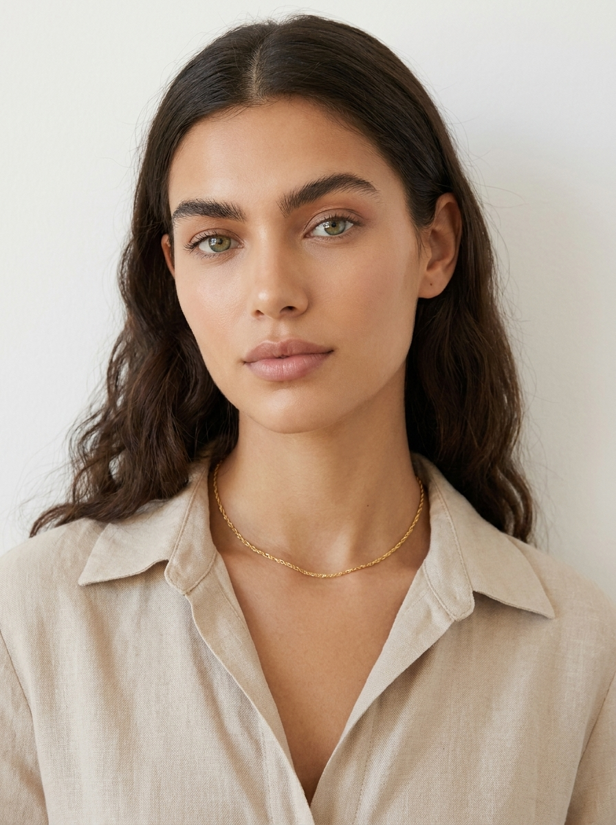 Twisted Chain Link Necklace
