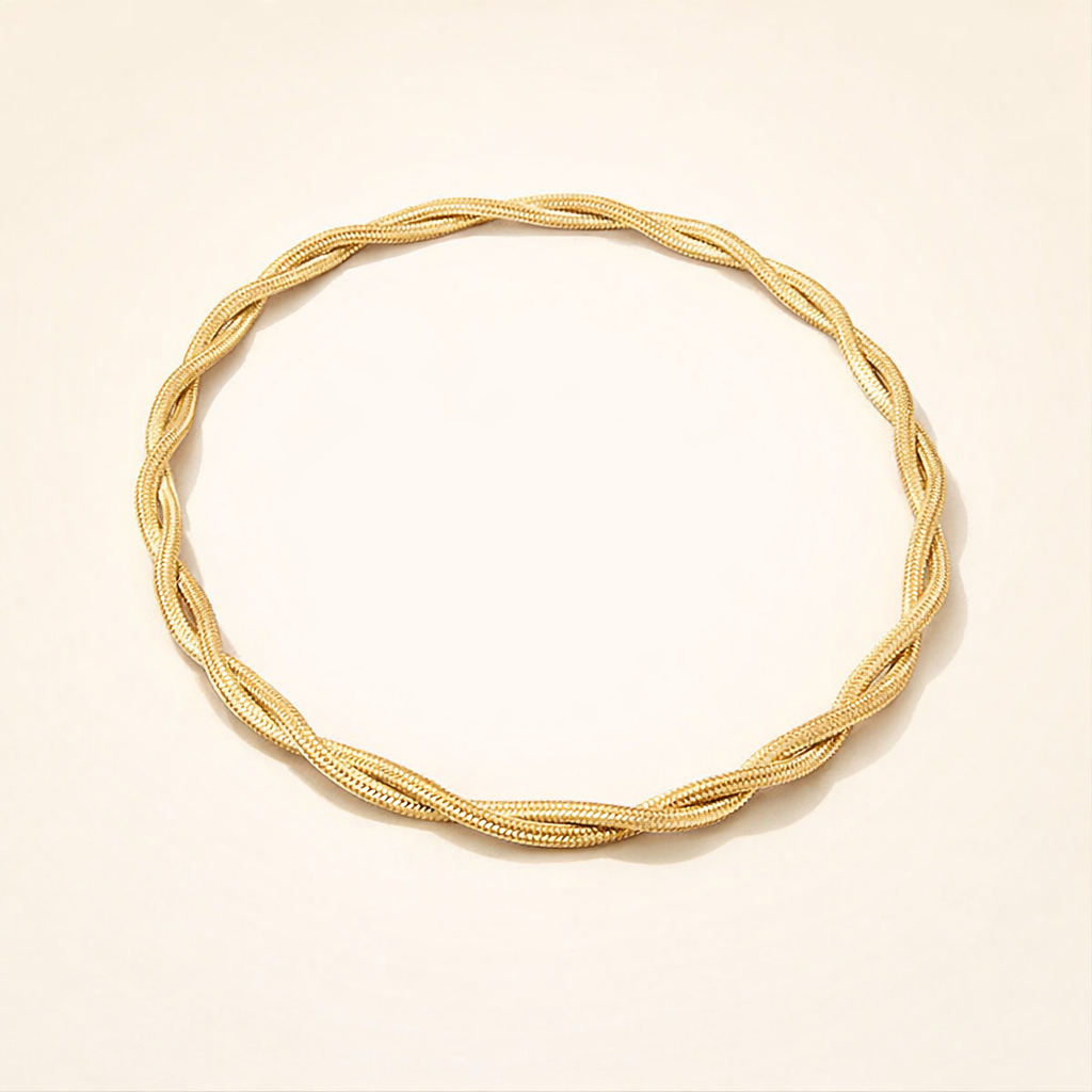 Twisted Rope Chain Necklace