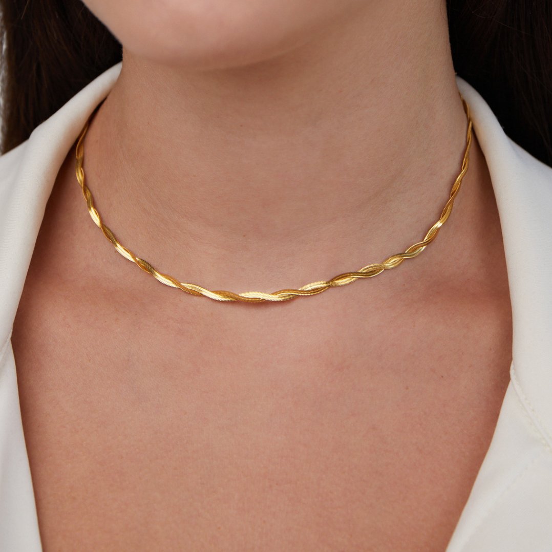 Twisted Rope Chain Necklace