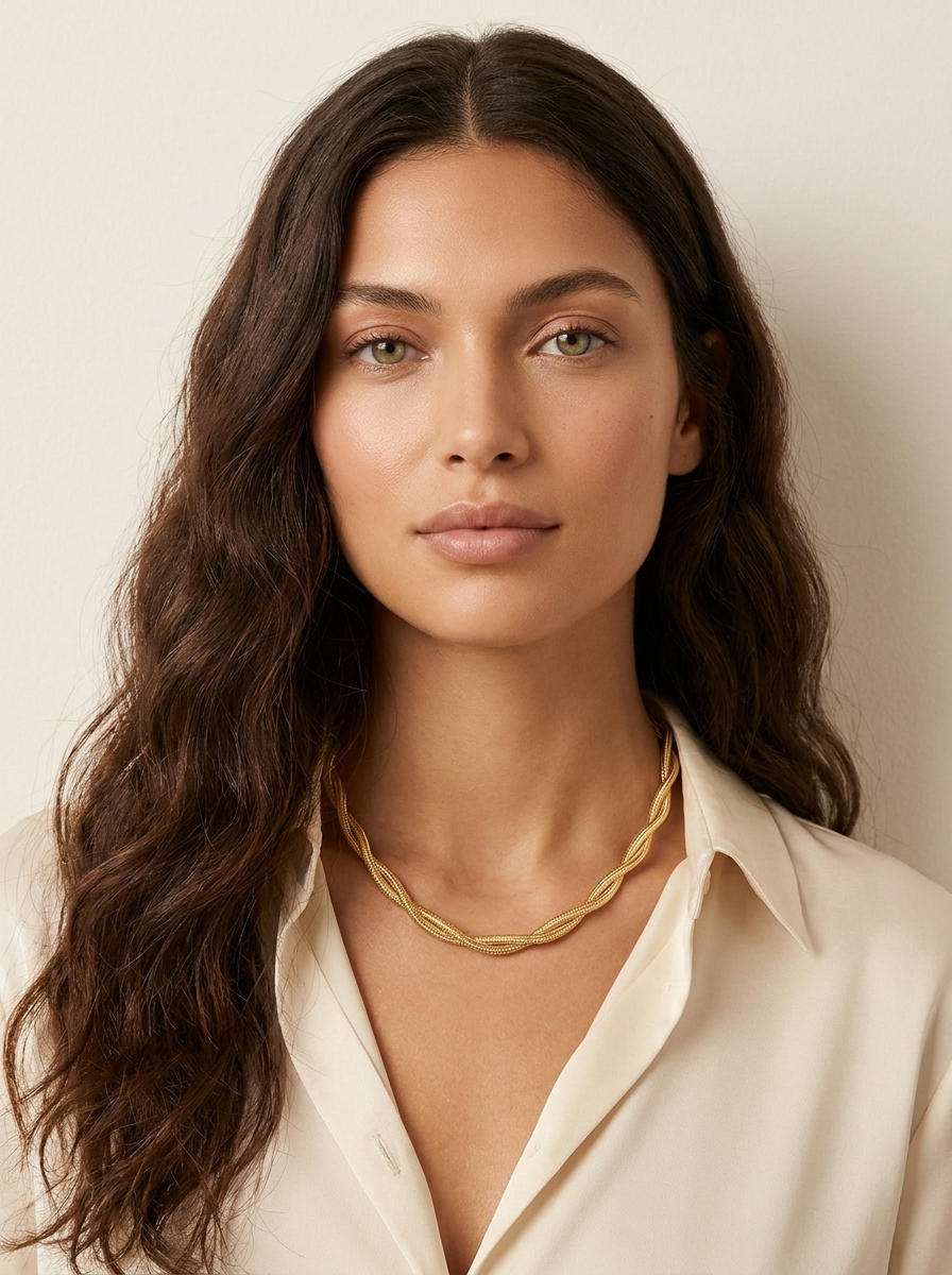 Twisted Rope Chain Necklace