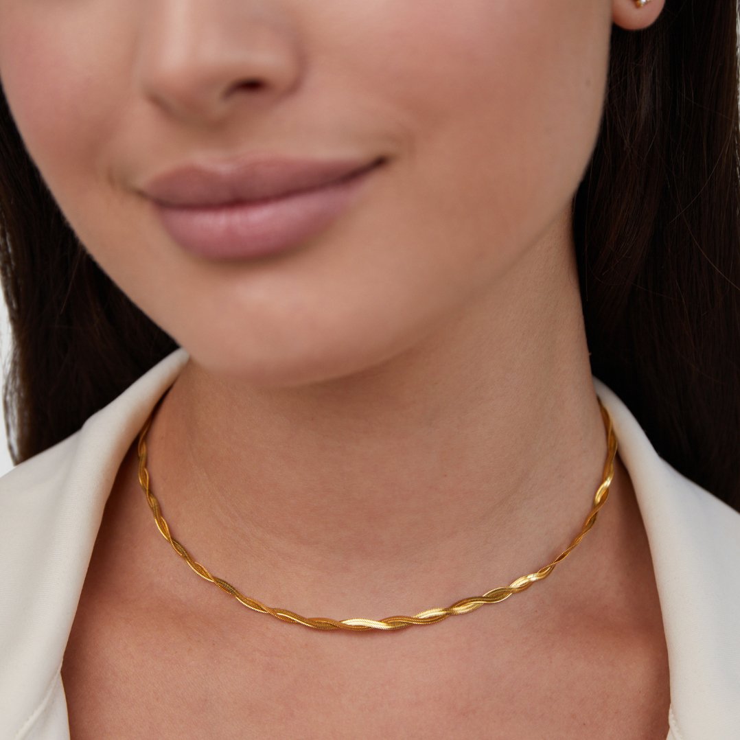 Twisted Rope Chain Necklace