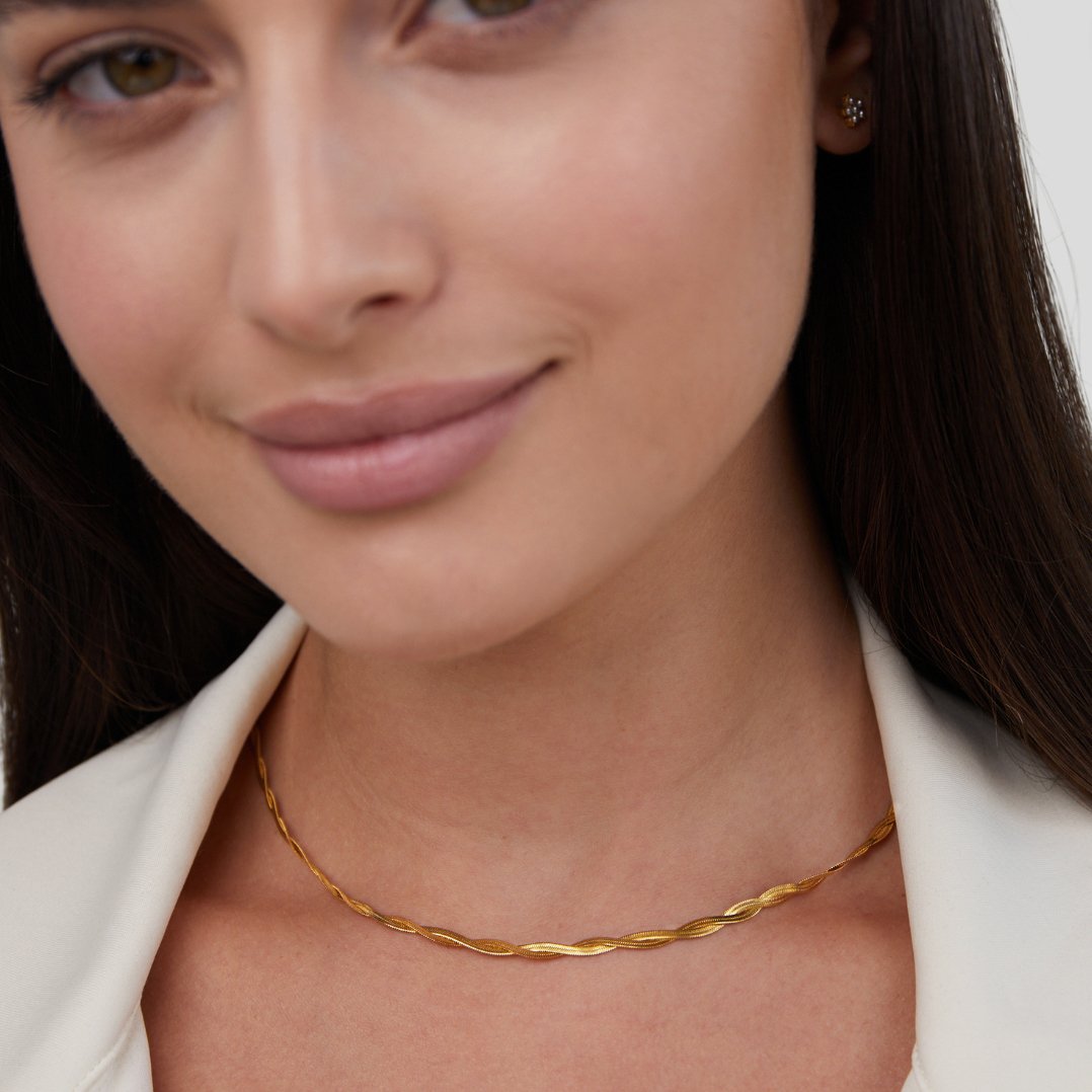 Twisted Rope Chain Necklace