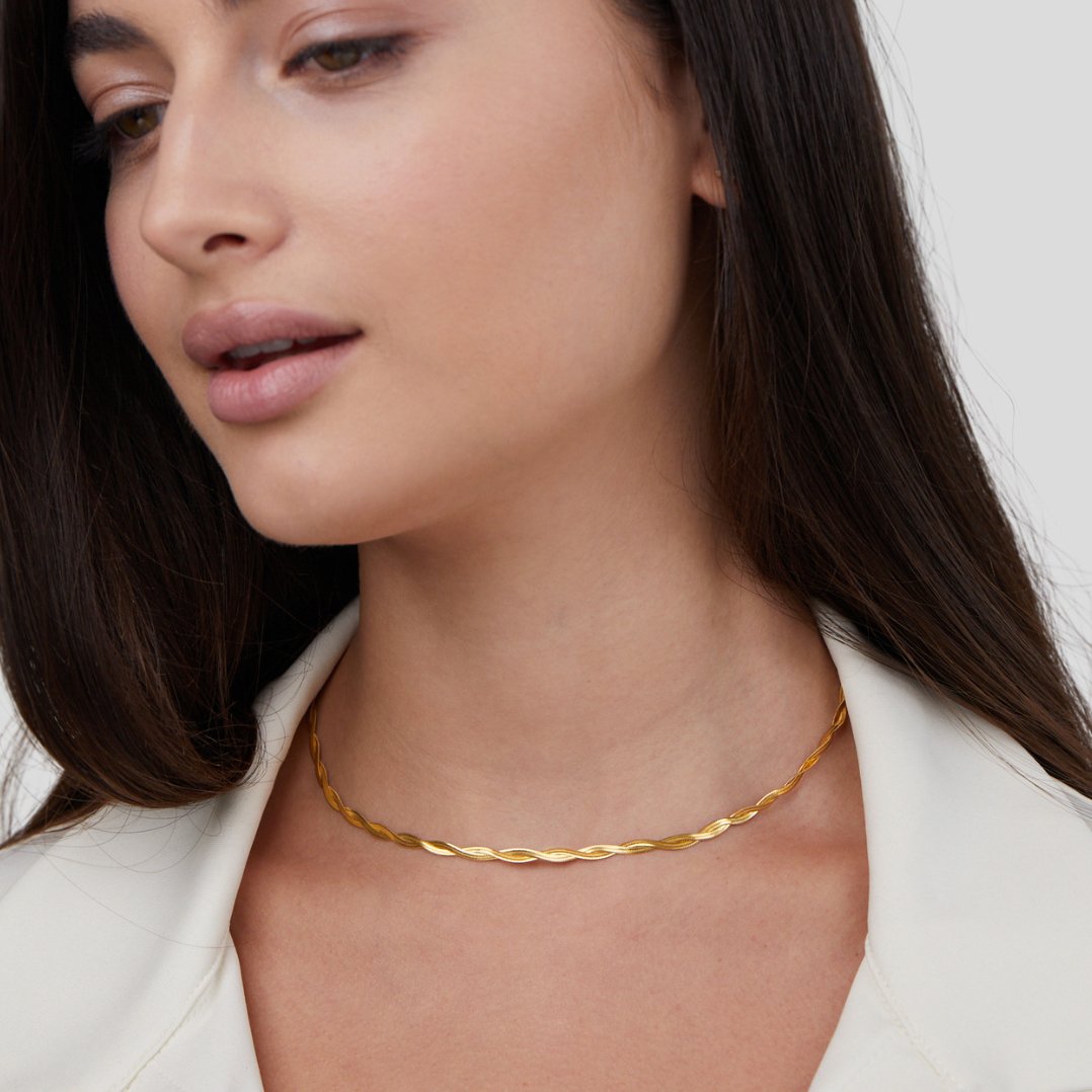Twisted Rope Chain Necklace
