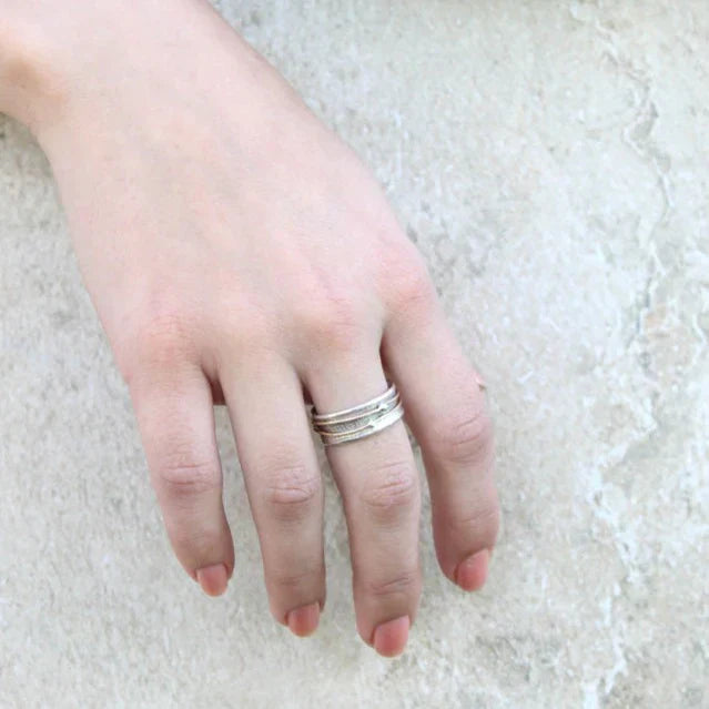 Two-Tone Spinner Ring - Noelle