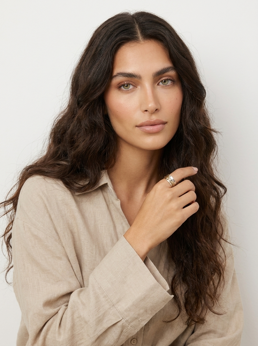 Two-Tone Wrap Ring