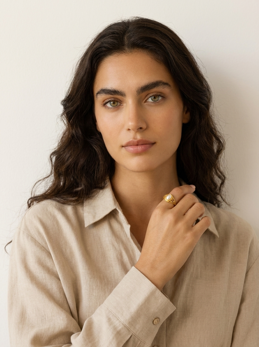 Vintage Pearl Statement Ring