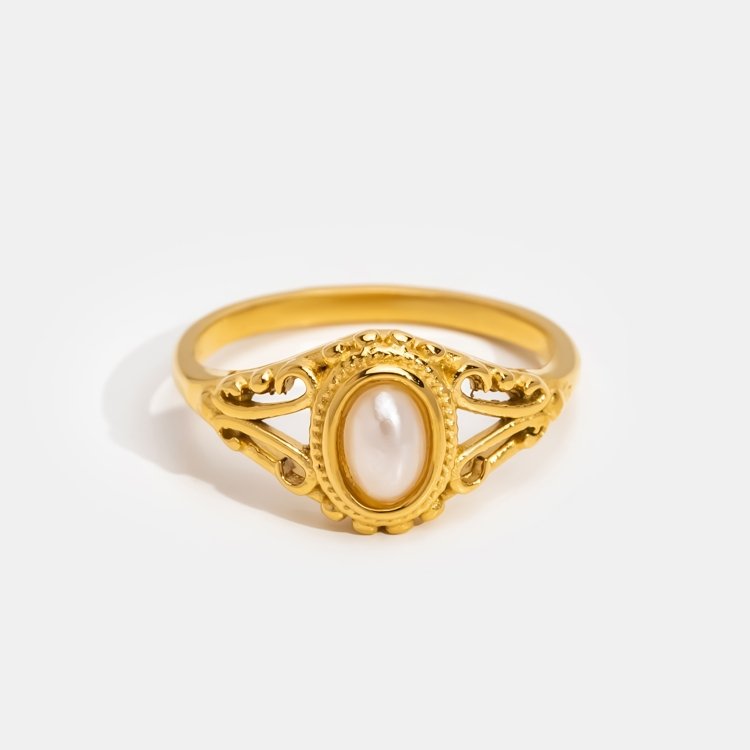 Vintage Pearl Statement Ring