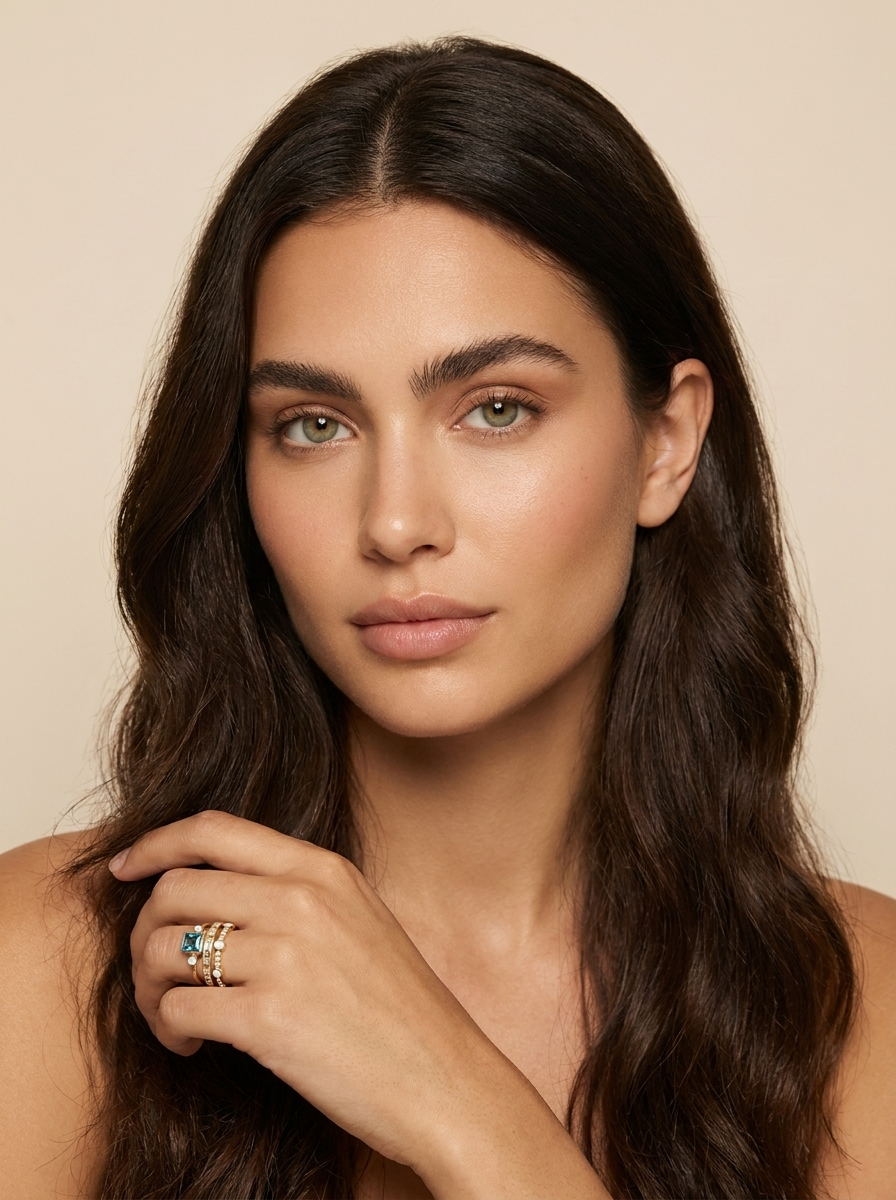 Vintage Sapphire Ring Set - Vivienne