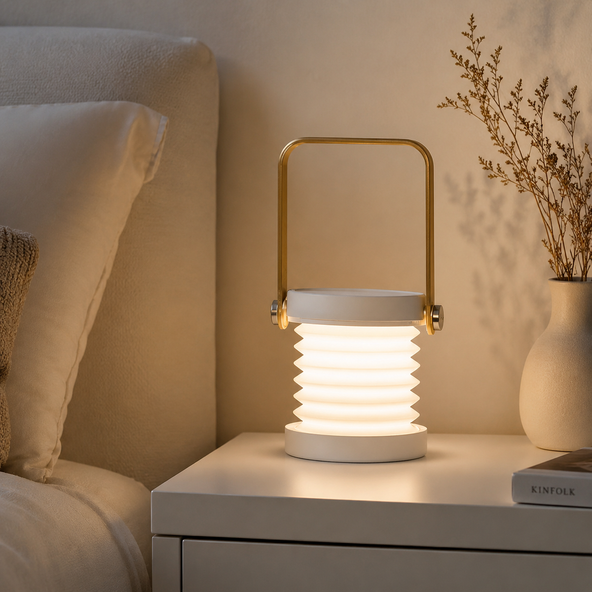 LumiTouch – Dimmable LED Lantern with USB Charging
