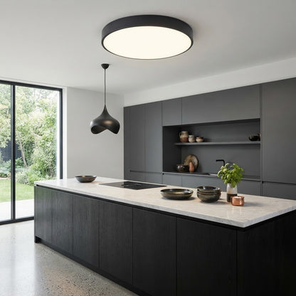 Scandinavian LED Ceiling Light in Wood & Acrylic